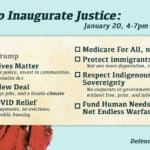 JANUARY 20th: Inaugurate Justice!