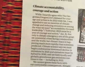 LTE: Climate Accountability, Courage, and Action